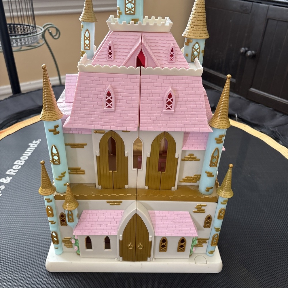 Disney Parks Cinderella Princess Castle Playset Lights Sounds 20" Working
